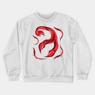 Scorpio Zodiac Sign - Red Crewneck Sweatshirt